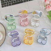 Estuche para lentes de contacto de color Sweetheart Macaron